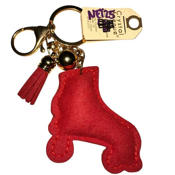 NWT Crystal Avenue Rollerskate Keychain Charm Ornament - Picture 3 of 5